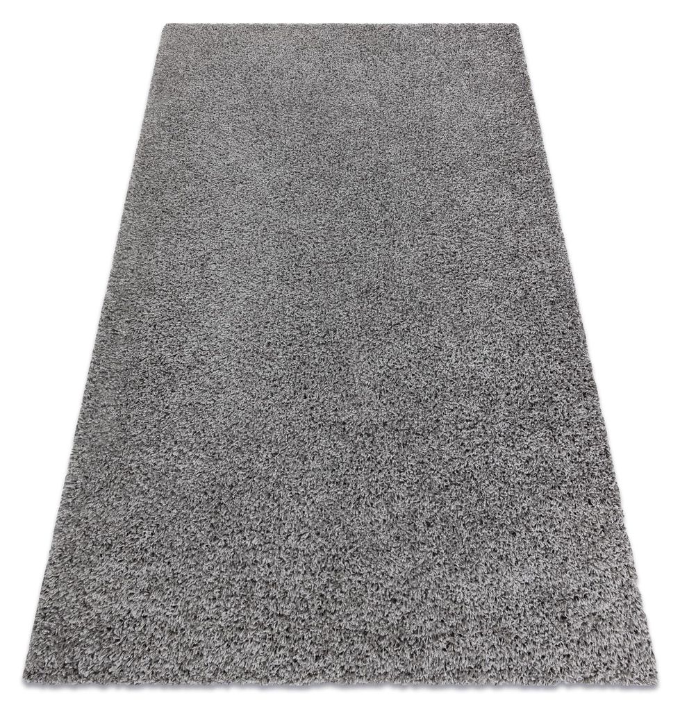 Teppich SOFFI shaggy 5cm grau Grau 60x100 cm