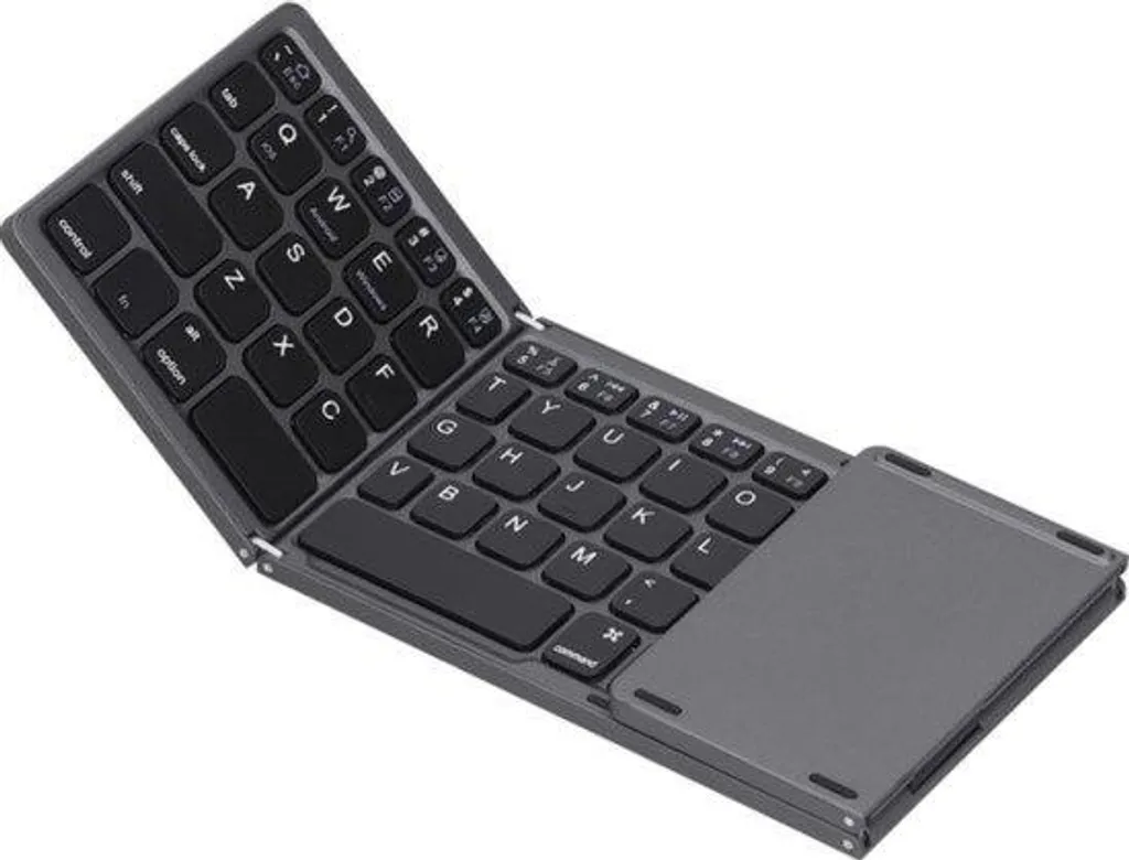 Mini-clavier Bluetooth compact à clapet azerty pour tablette et mobile