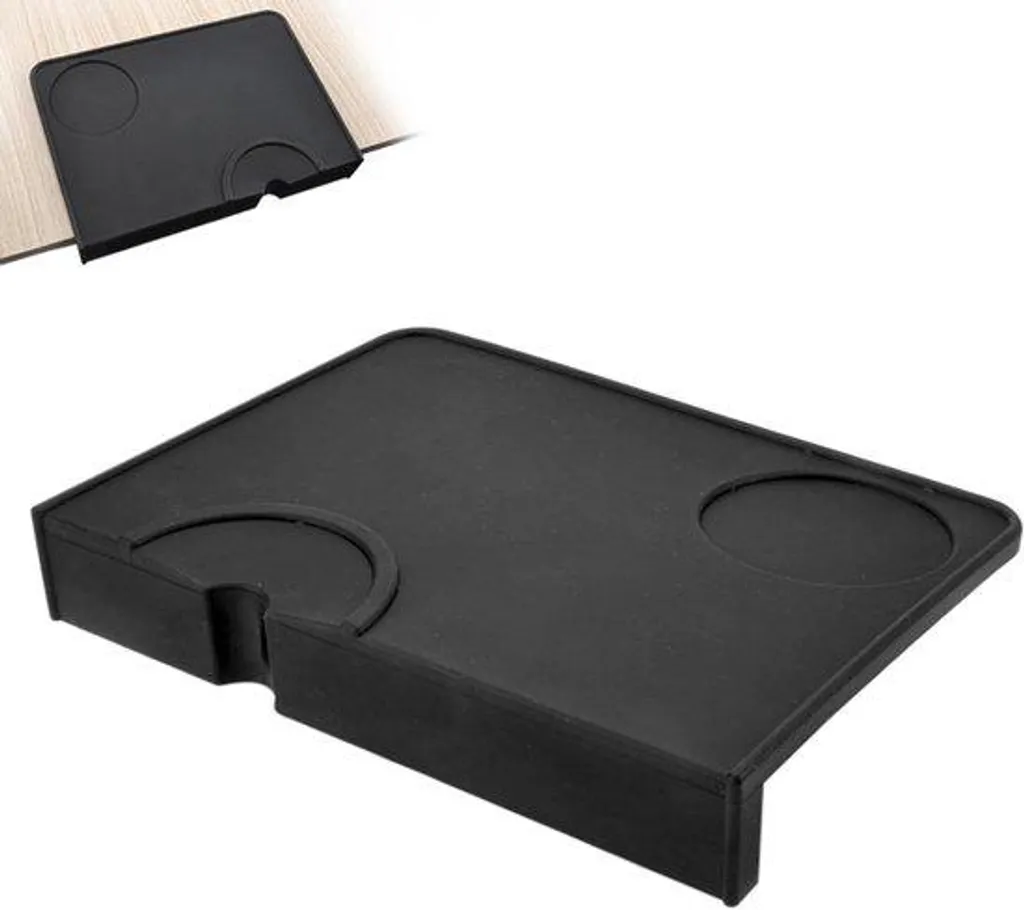 Tapis de tasseur espresso en silicone antidérapant et facile à nettoyer