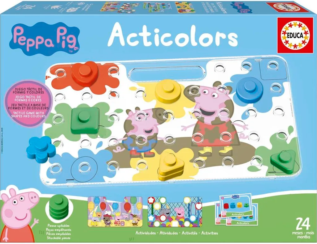 Mallette de jeux éducatifs Peppa Pig Educa - Éveil et apprentissage