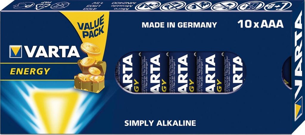 VARTA Batterie Micro Energy AAA 4106 10Stück Obrázok produktu 12