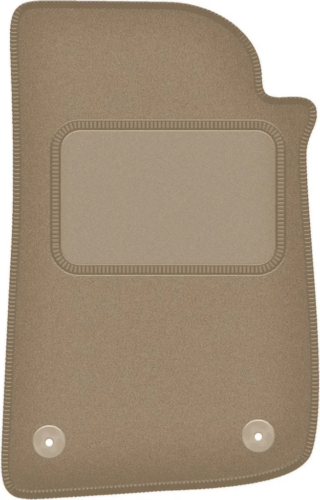 Tappeto Beige Su Misura Jeep Wrangler IV - Velluto Premium Conducente