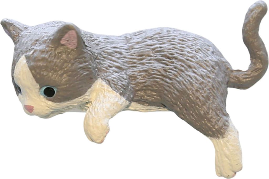 Mini-Katzenfigur, Sammlerstück, Kätzchen, Ornament, Kuchendekoration, Tischdekoration, Miniatur-Katzenskulptur für Schreibtisch, Bücherregal, A...