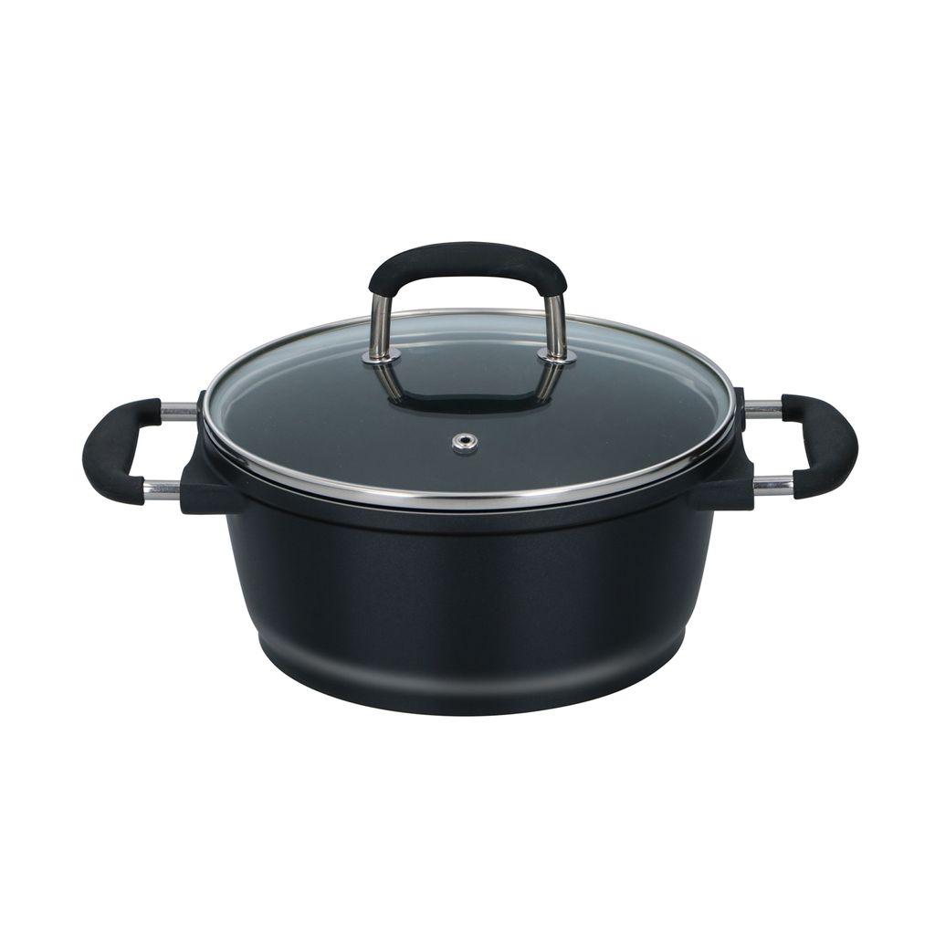 2x Alpina Aluguss Topf D20xH9,5cm Profi Kochen Küche Töpfe Produktbild 