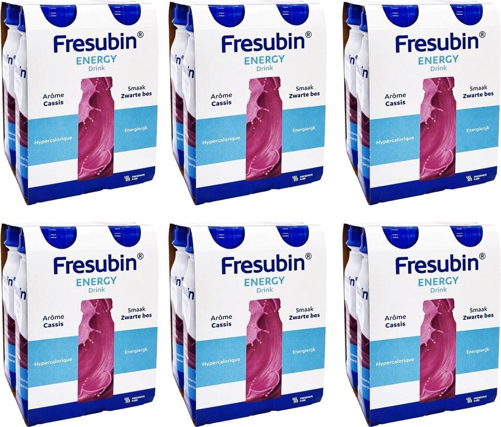 Fresubin ENERGY Drink Waldfrucht | Trinknahrung hochkalorischer Energy Drink Waldfrucht 6x4x200ml Trinkflasche