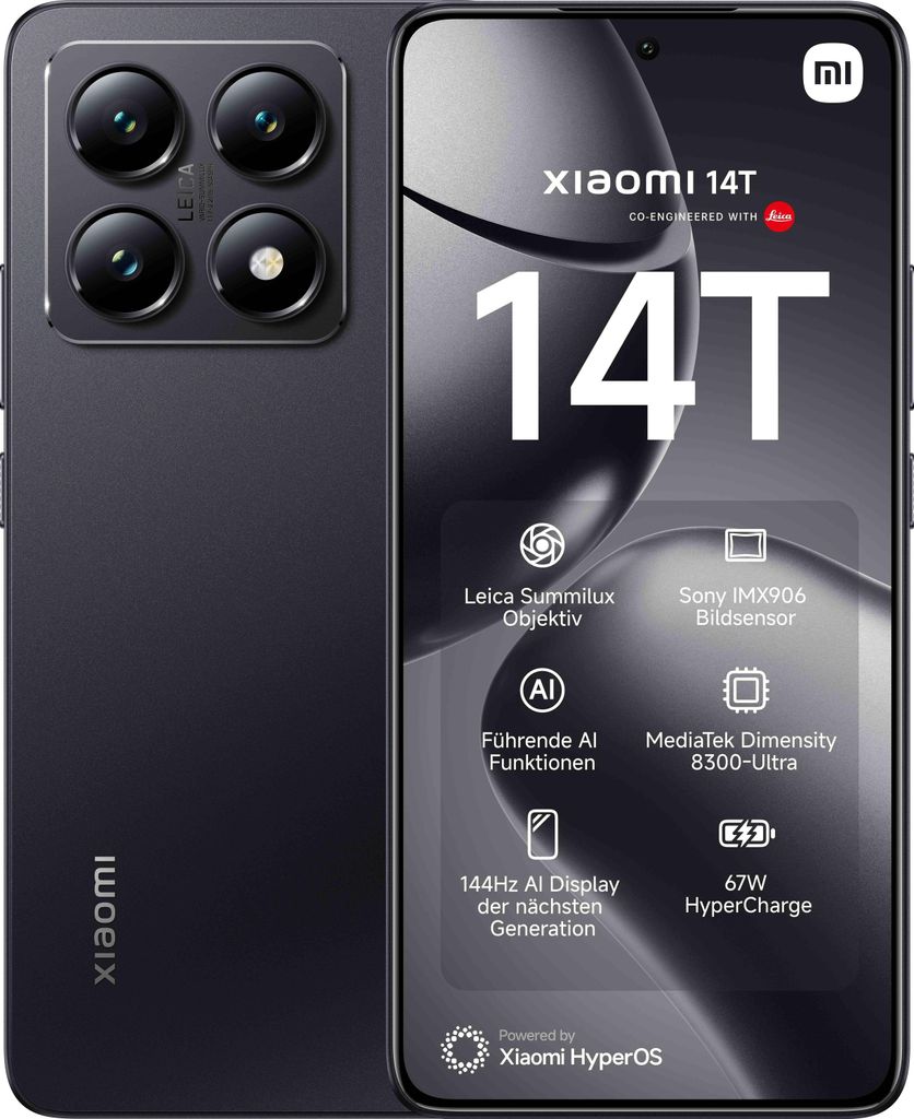 Xiaomi 14 T 16,9 cm (6.67") Dual-SIM 5G 12 GB 256 GB 5000 Produktbild 