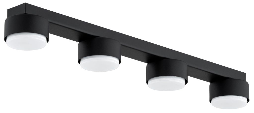KAR-LIGHTING Deckenstrahler 4-flammig Schwarz, Metall – Produktbild 
