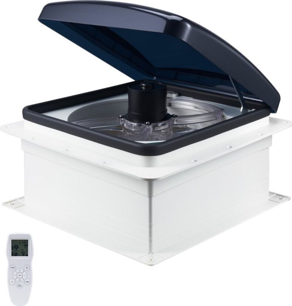 Dachlüfter Abluftventilator 10-Stufenschaltung - Lüfter Dachventilator mit Fernbedienung