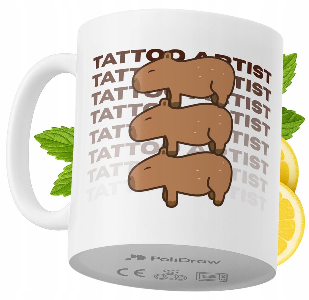 Lustige Tasse für Tattoo-Künstler - Kaffee- oder Teetasse mit witzigem Textdesign - ideal für Geburtstage, Namenstage, Feiertage und besondere A...