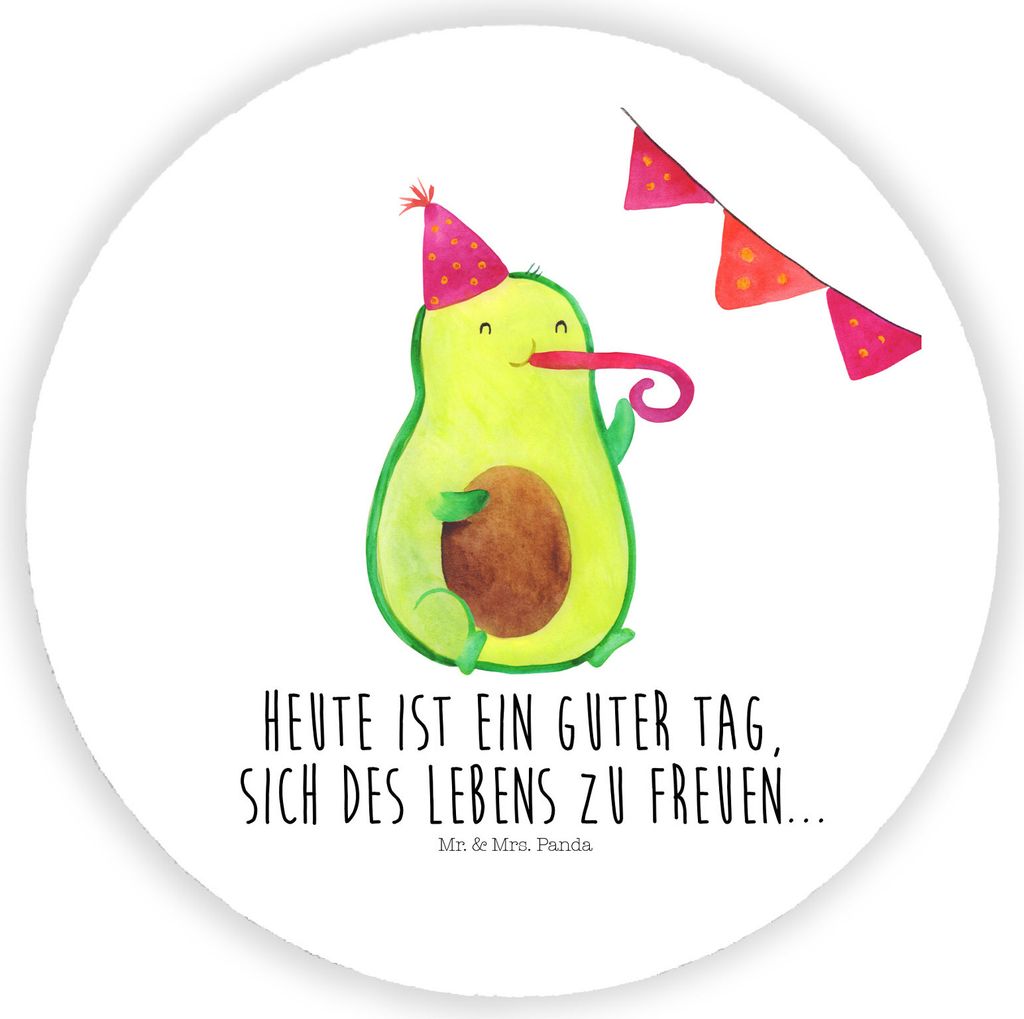 Mr. & Mrs. Panda magnet Avocado Party - Weiß - Geschenk, Kühlschrank, für magnettafel, Geburtstag, Happy Birthday, Kühlschrankmagnet, Avocados,...