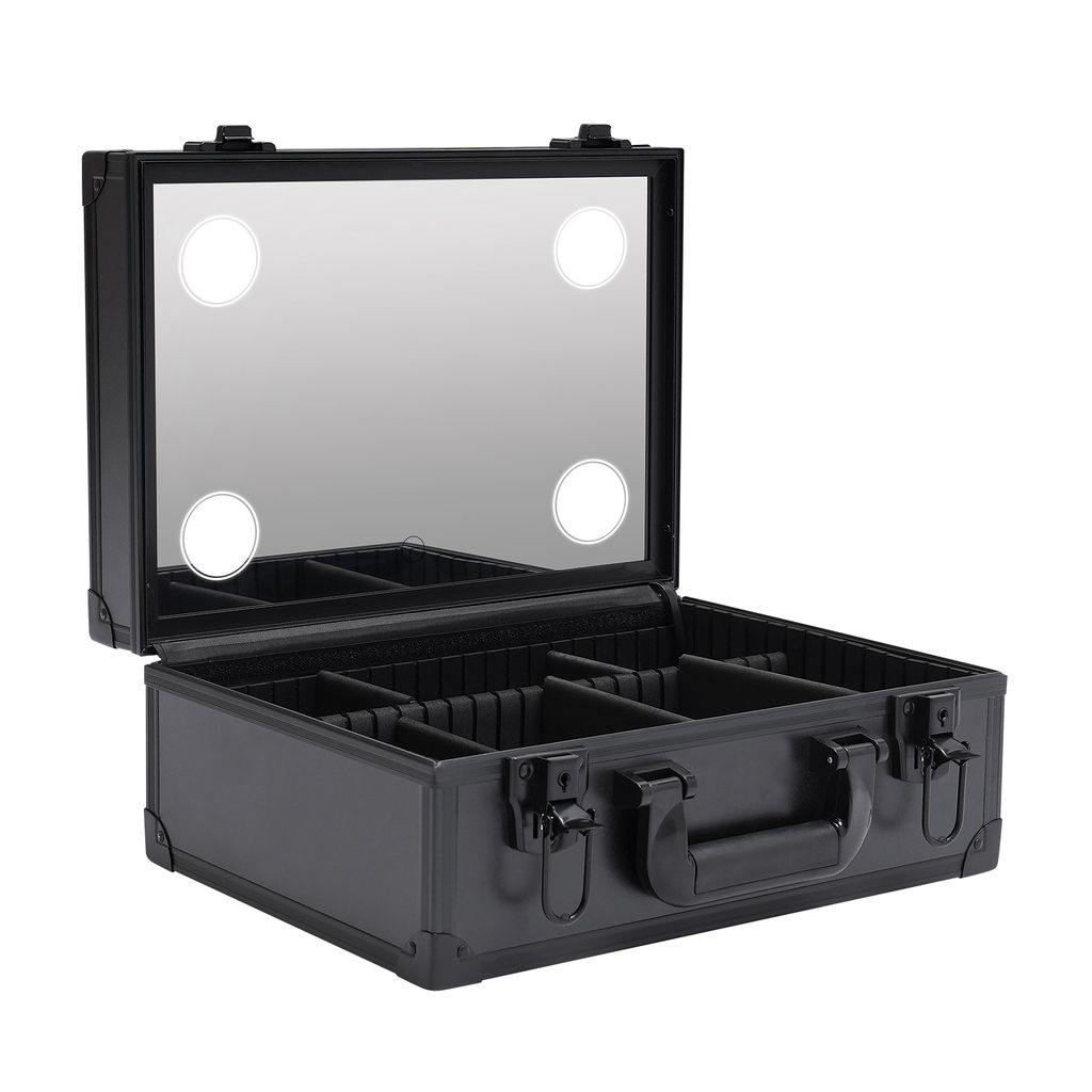 Kosmetický kufřík s odnímatelnými přepážkami 3 barevná Obrázek produktu 4