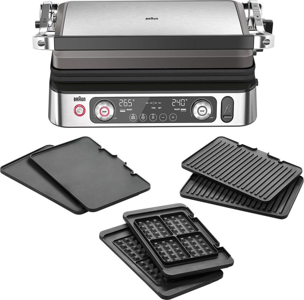 Braun MultiGrill 9 CG 9167, Kontaktgrill mit Grill, Flach- Produktbild 