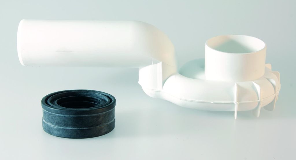 Ideal Standard Absaugformstück für Urinal, Ablauf senkrecht weiß