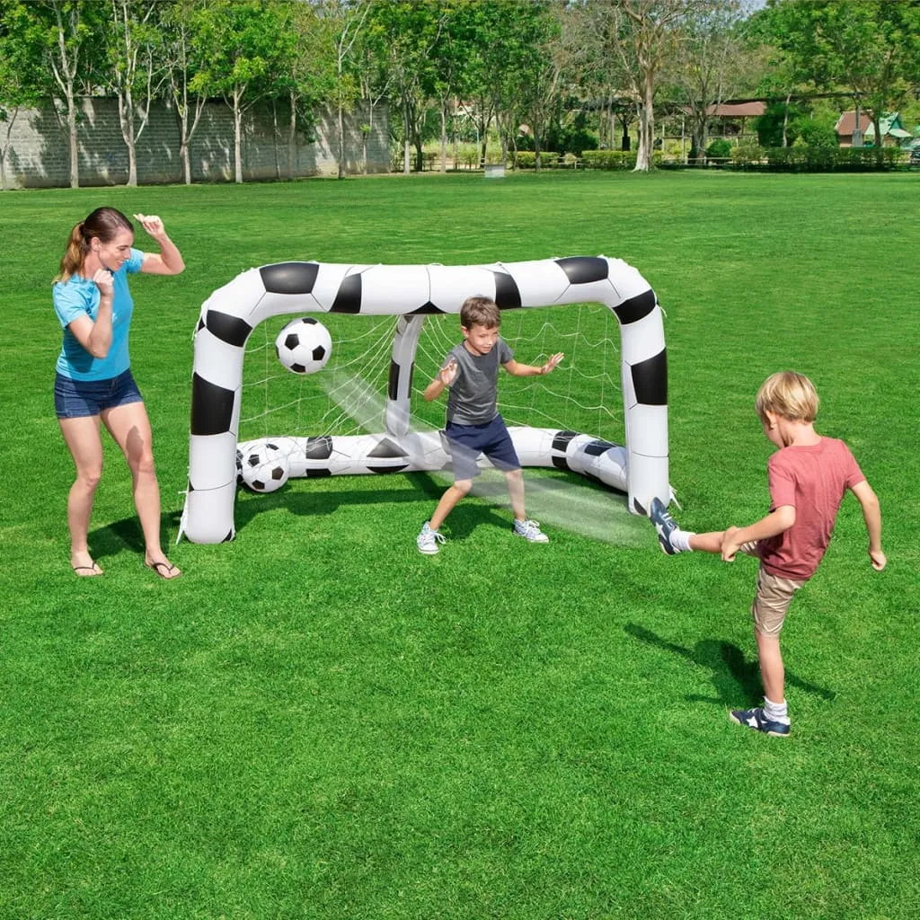 But de football gonflable Bestway 52058 avec 2 ballons pour enfants - 5