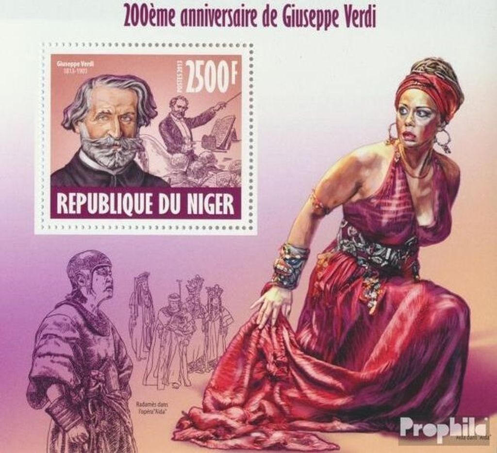 Briefmarken Niger 2013 Mi Block 235 (kompl. Ausg.) Produktbild 
