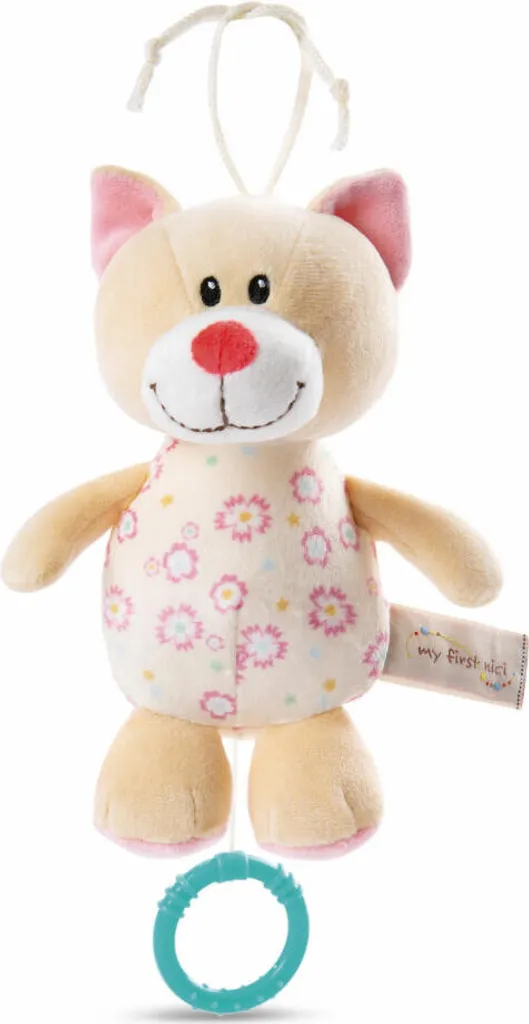 Peluche NICI Chat 18cm MFN - Chaton avec Machine à jouets à accrocher