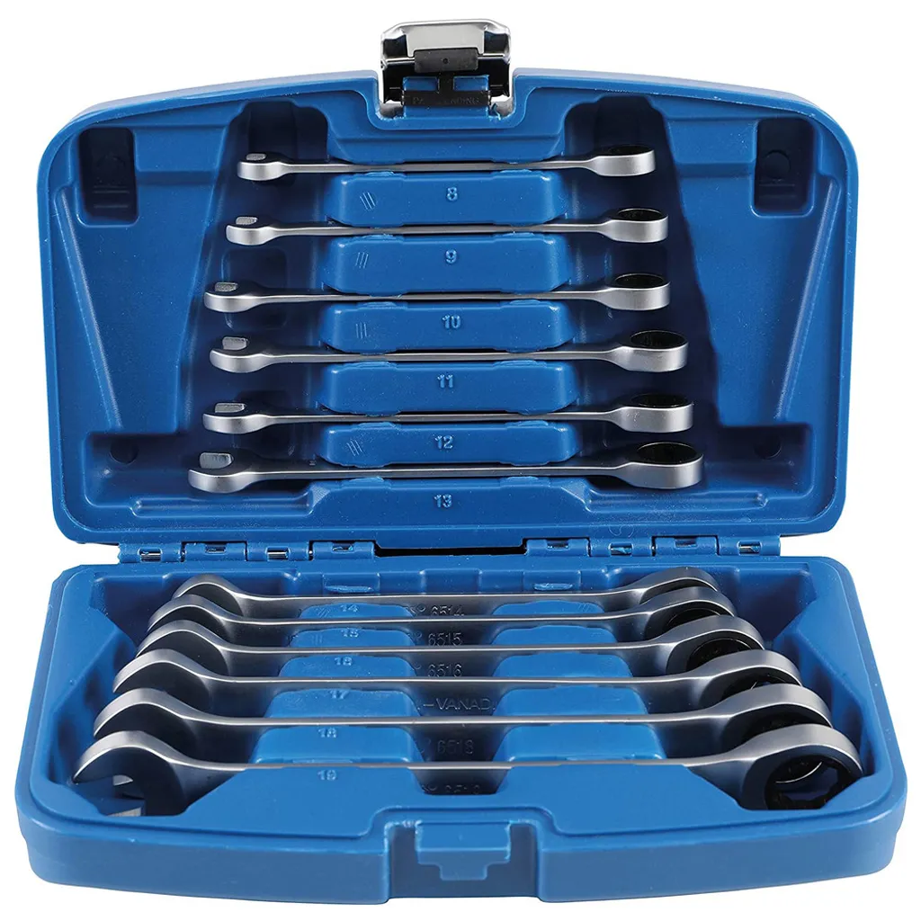 Coffret de clés à cliquet 72 dents BGS 6541 - Robustesse Chrome Vanadium