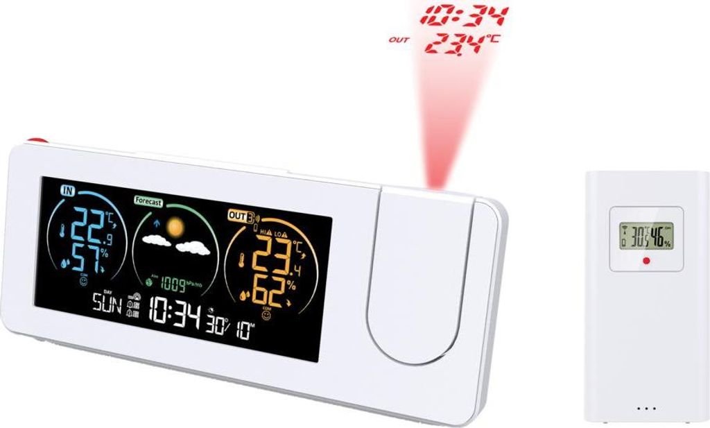 Rádiom riadená meteorologická stanica JVD RB3538.2 Obrázok produktu 