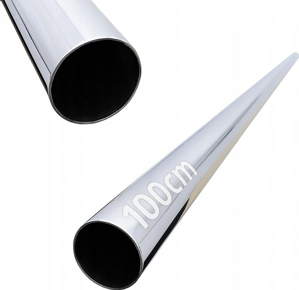 Rohr - Stahlrohr - 100 cm - ⌀ 25 mm - Chrom - Verchromt - Produktbild 