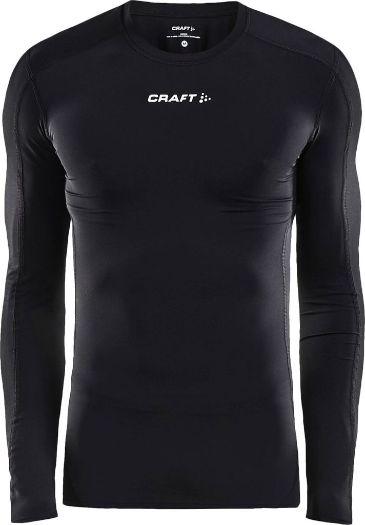 Craft Herren Damen Kompressionsshirt LS Funktionsshirt Pro Control Compression , Farbe:Schwarz, Artikel:-999000 black, Größe:L