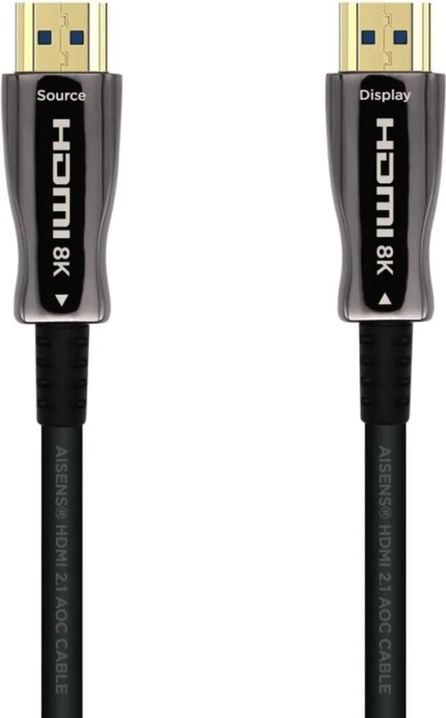 Solution HDMI 70m sans perte : Câble AISENS 48 Gbit/s Noir A153-0523