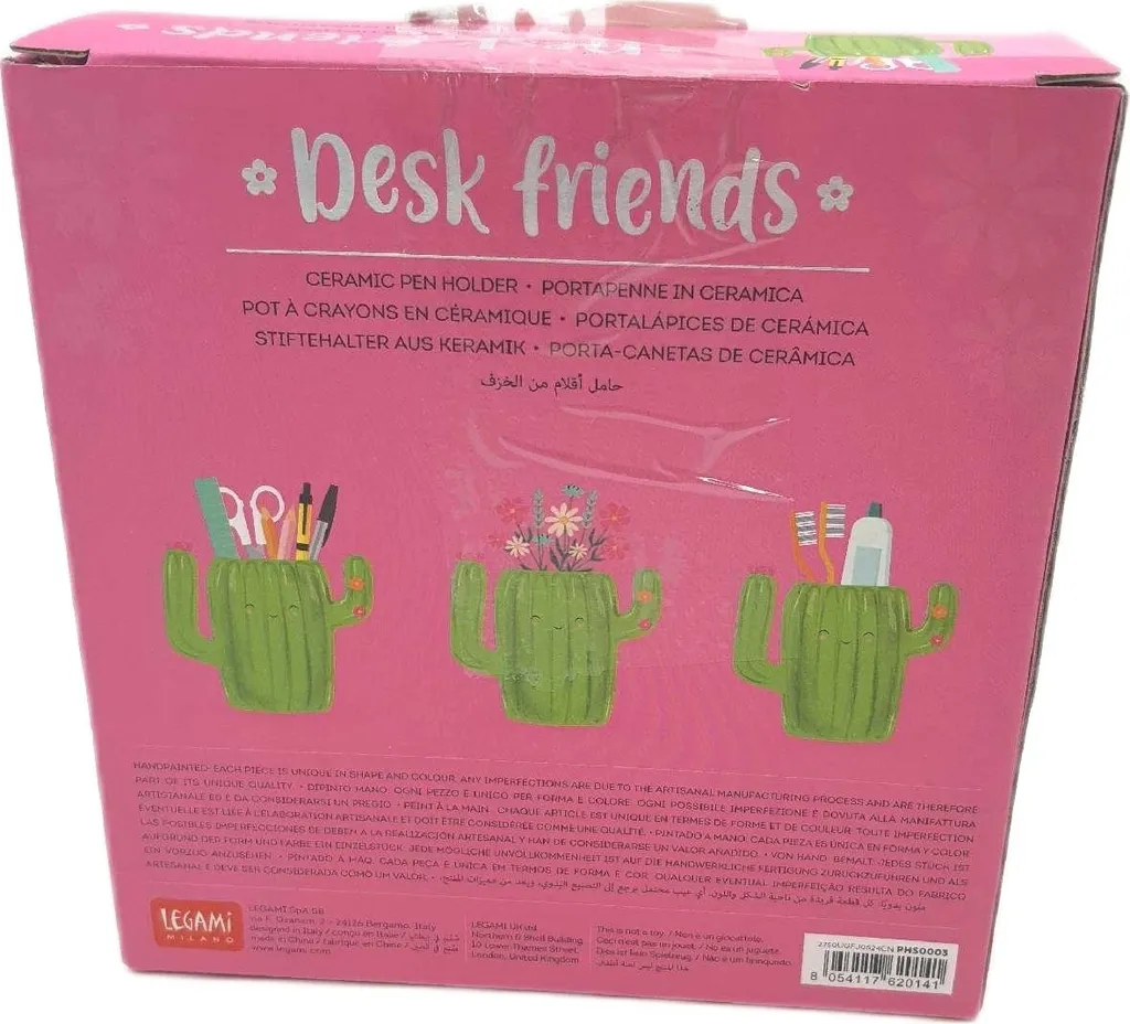 Portapenne Cactus Legami Milano | Offerta Organizer Ceramica Desk - 8