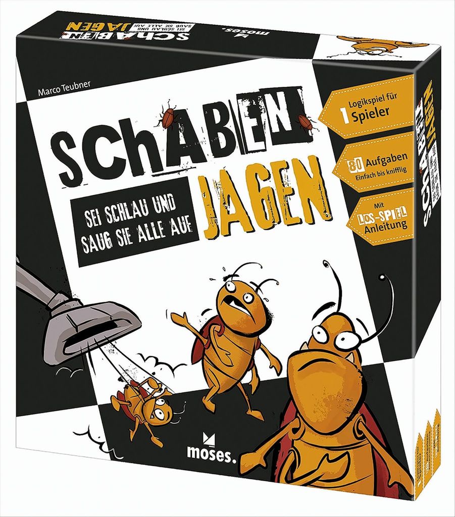 Moses 90313 jagen | Logikspiel für 1 Spieler | 80 Aufgaben von einfach bis knifflig