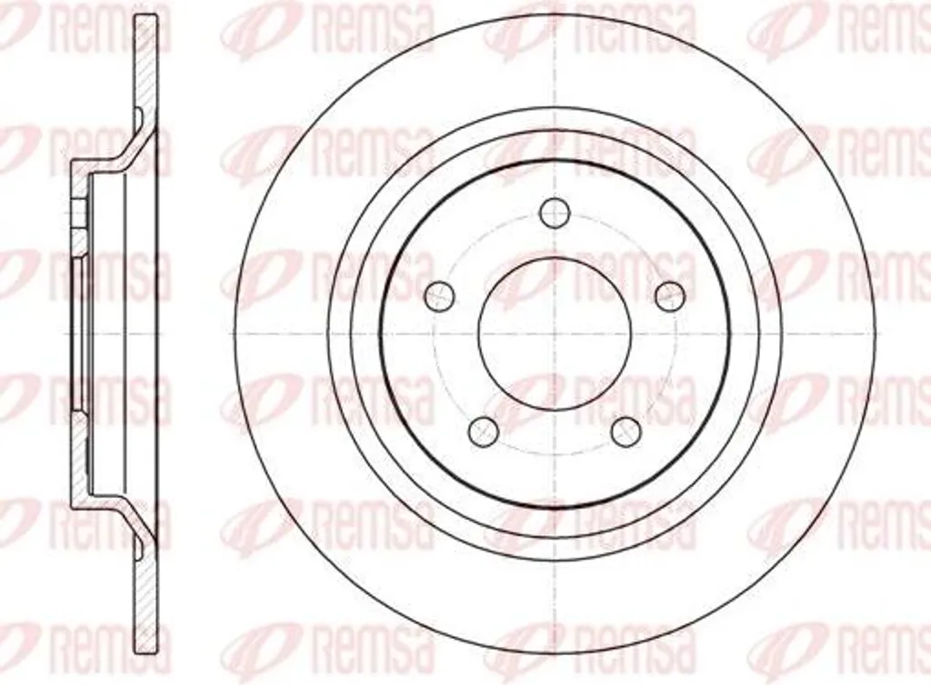 Disque de frein haute performance pour Mazda 5 et MX-5, fonte OE