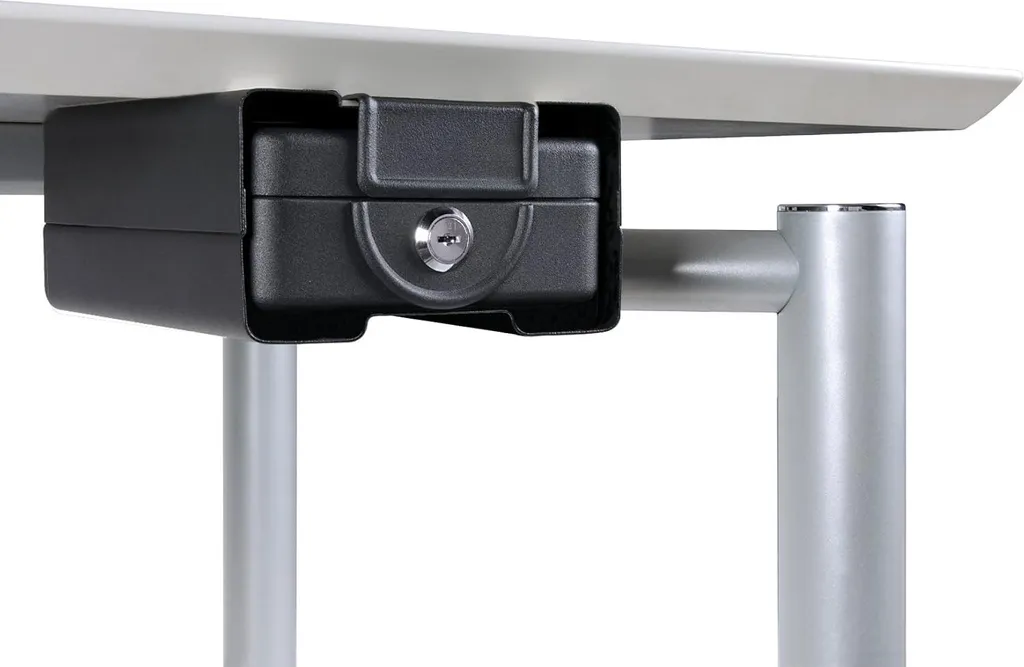 Tiroir-caisse de sécurité à visser sous comptoir - Modèle compact noir - 3