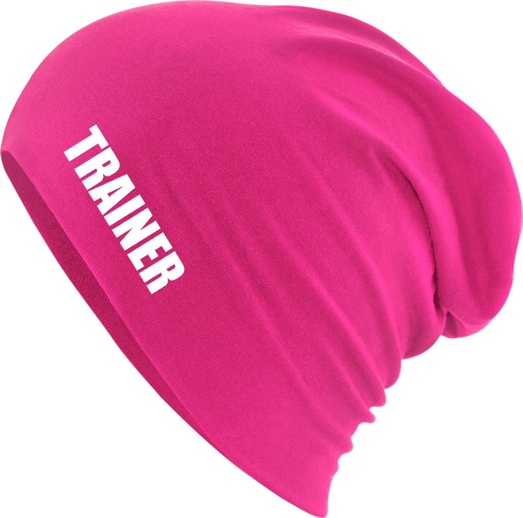 Huuraa Beanie Trainer Training Fuchsia One Size Baumwolle und Elasthan Mütze Geschenkidee