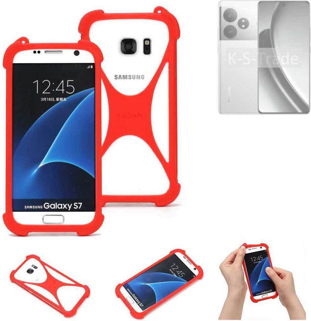 K-S-Trade Handy-Hülle kompatibel mit Realme GT Neo 6 Schutz-Hülle Bumper Silikon Schutz Hülle Cover Case Silikoncase Silikonbumper TPU Softcase