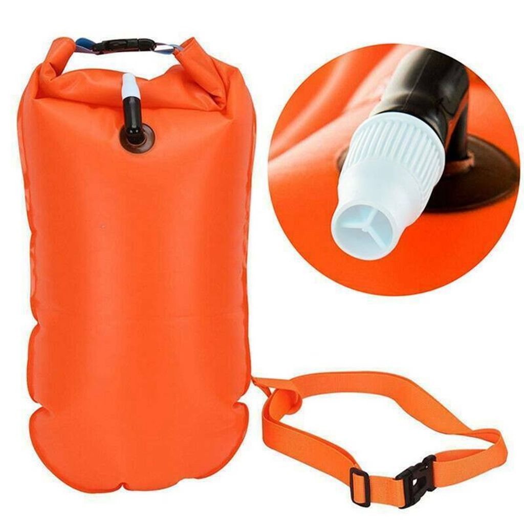 flintronic Schwimmboje 20L wasserdichte Tasche für Freiwasserschwimmer und 