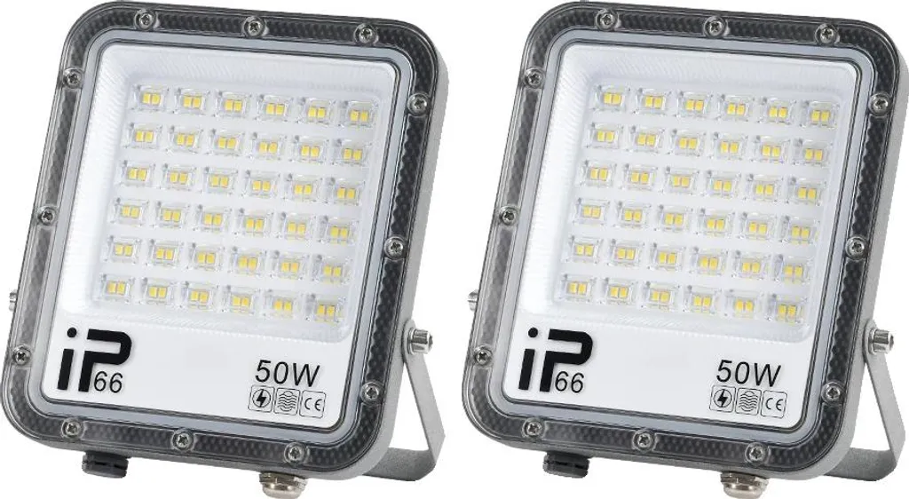 Projecteur LED extérieur pour entrée et parking blanc froid avec capteur