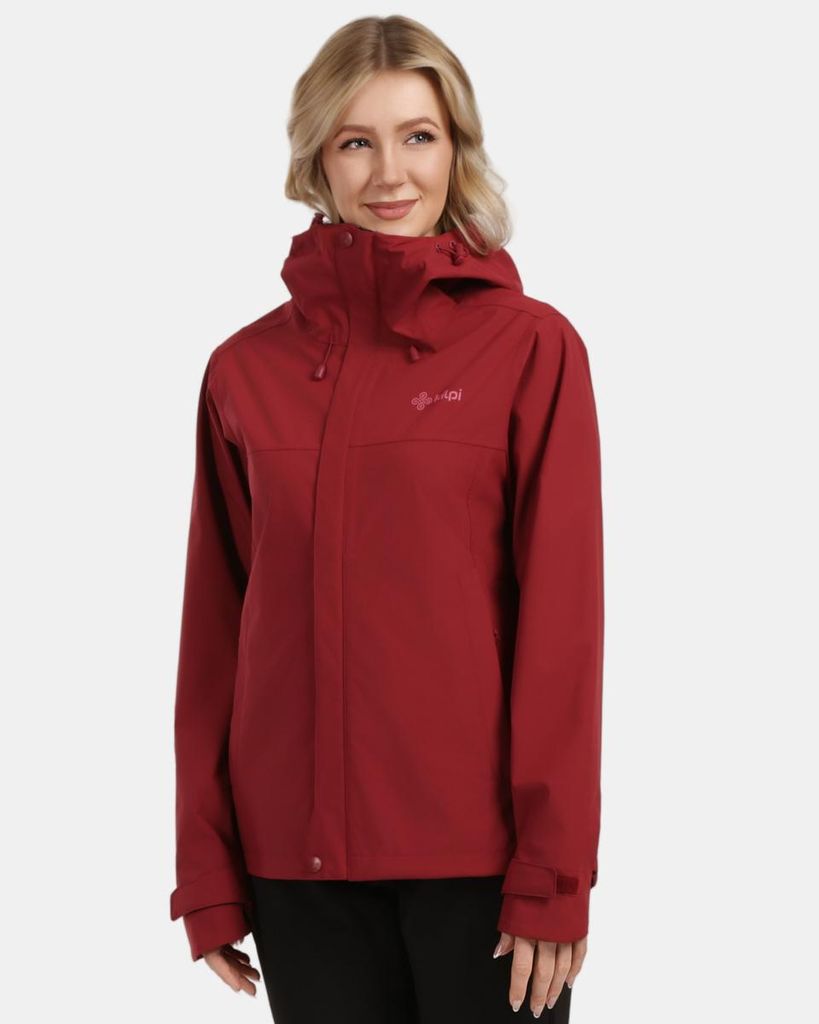 Damen-Membranjacke Kilpi MONTANA-W, DUNKELROT, Größe 42