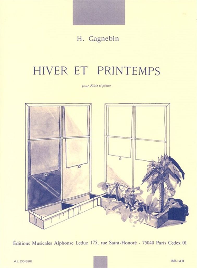 Hiver et printemps pour flûte et piano