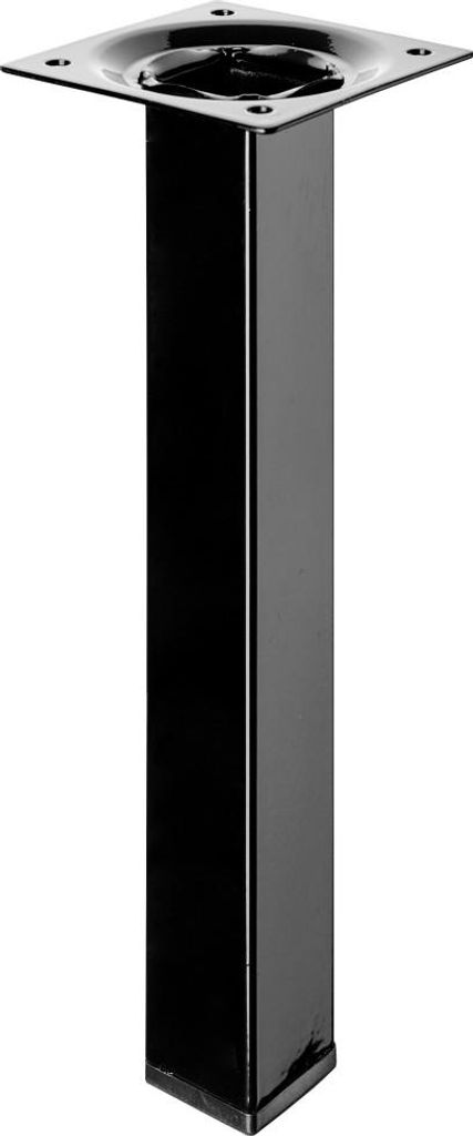 Hettich Tischbein 20 x 2,5 x 2,5 cm Stahl schwarz - 1 Stück Produktbild 