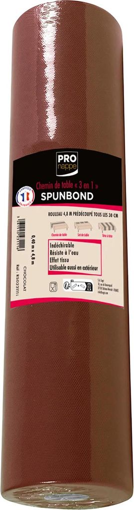 Pronappe 12x 3 in1 auf Rolle, Spunbond, 48x0,40m Schokolade RS023111I