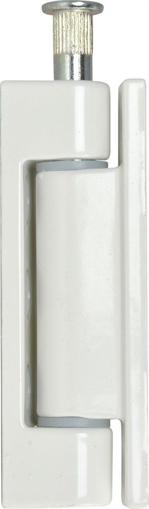 Aufschraubband 14 x 80 mm, Stahl kunststoffbeschichtet weiß Produktbild 