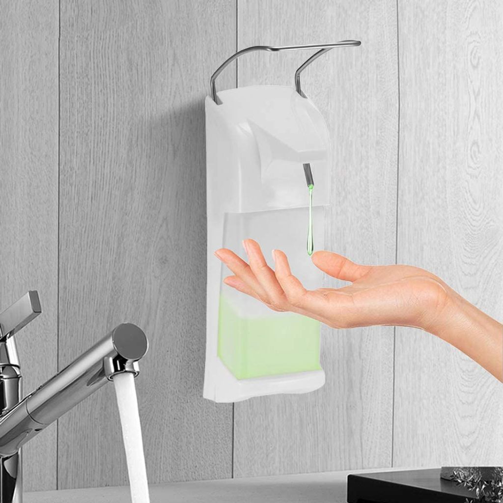Handdesinfektionsspender Desinfektionsspender 1 Liter aus Edelstahl Nachfüllbar