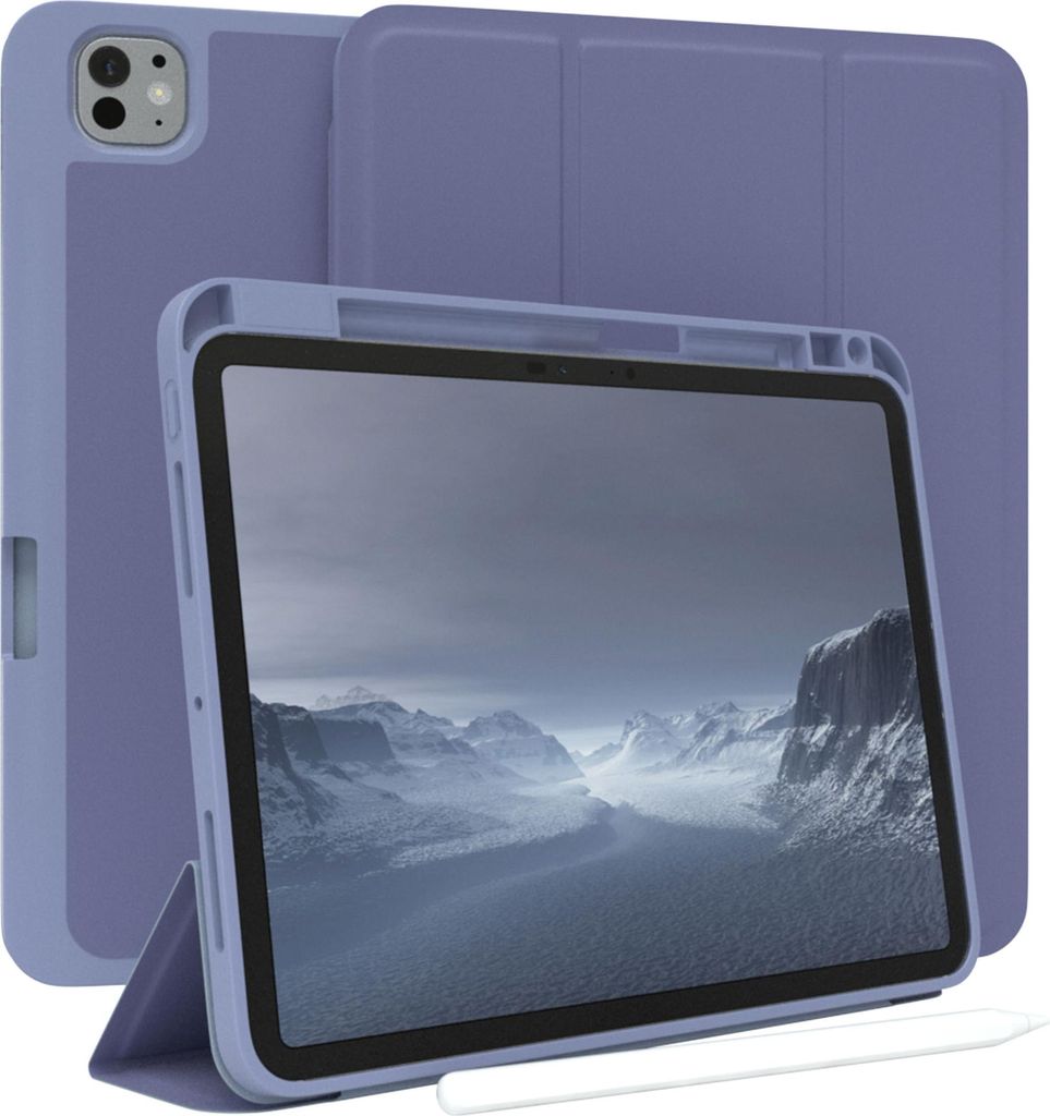 EAZY CASE Smartcase mit Stifthalter für Apple iPad Pro 11 (2025) Hülle mit Stifthalterung, Tablet Cover aufstellbar 11 Zoll in Blau