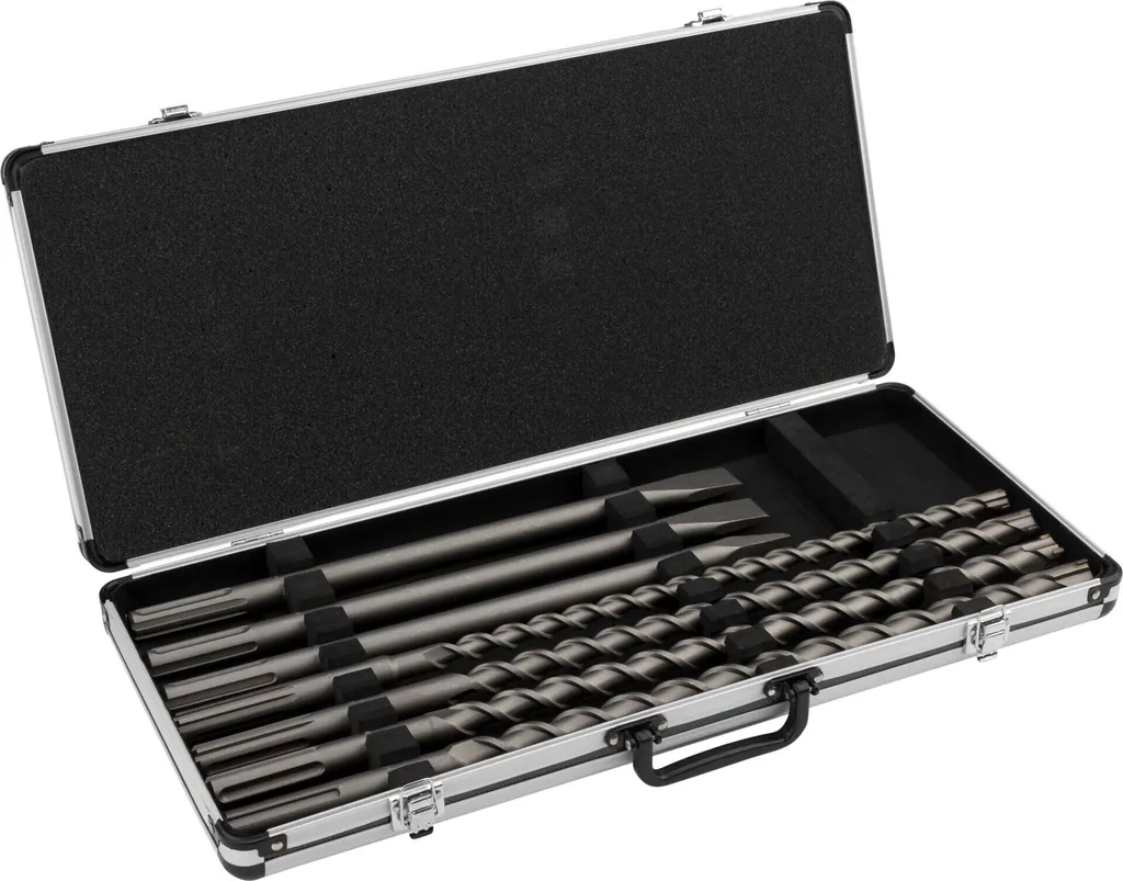 Coffret forets et burins SDS-max Metabo SP 7 pièces en acier renforcé - 2