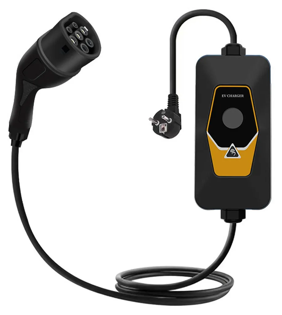 Chargeur Portable Type 2 EV 3.5kW avec Câble 5m et Courant Réglable 16A - 2