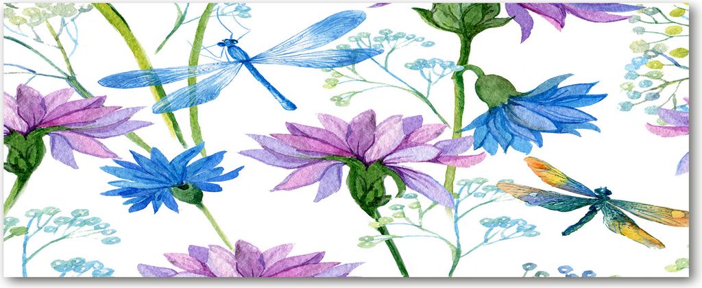 Tulup Glas-Bild Wandbild aus Glas - 125x50 - Wandkunst - Wandbild hinter gehärtetem Sicherheitsglas - Dekorative Wand für Küche & Wohnzimmer ...