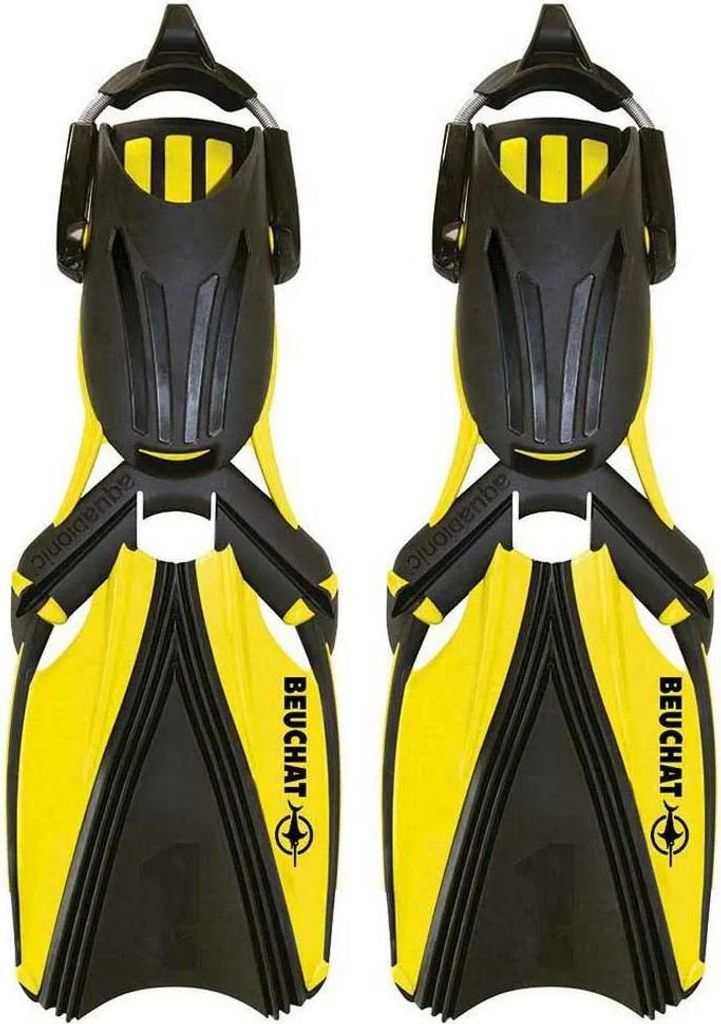 Beuchat Aquabionic Tauchflossen Gelb,Schwarz S-M Gelb,Schwarz S-M