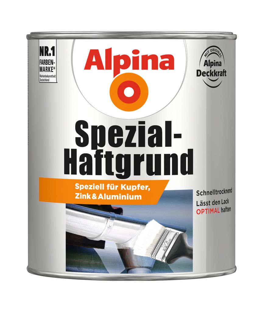 Alpina Metallschutz-Lack Spezial-Haftgrund 750 ml Produktbild 