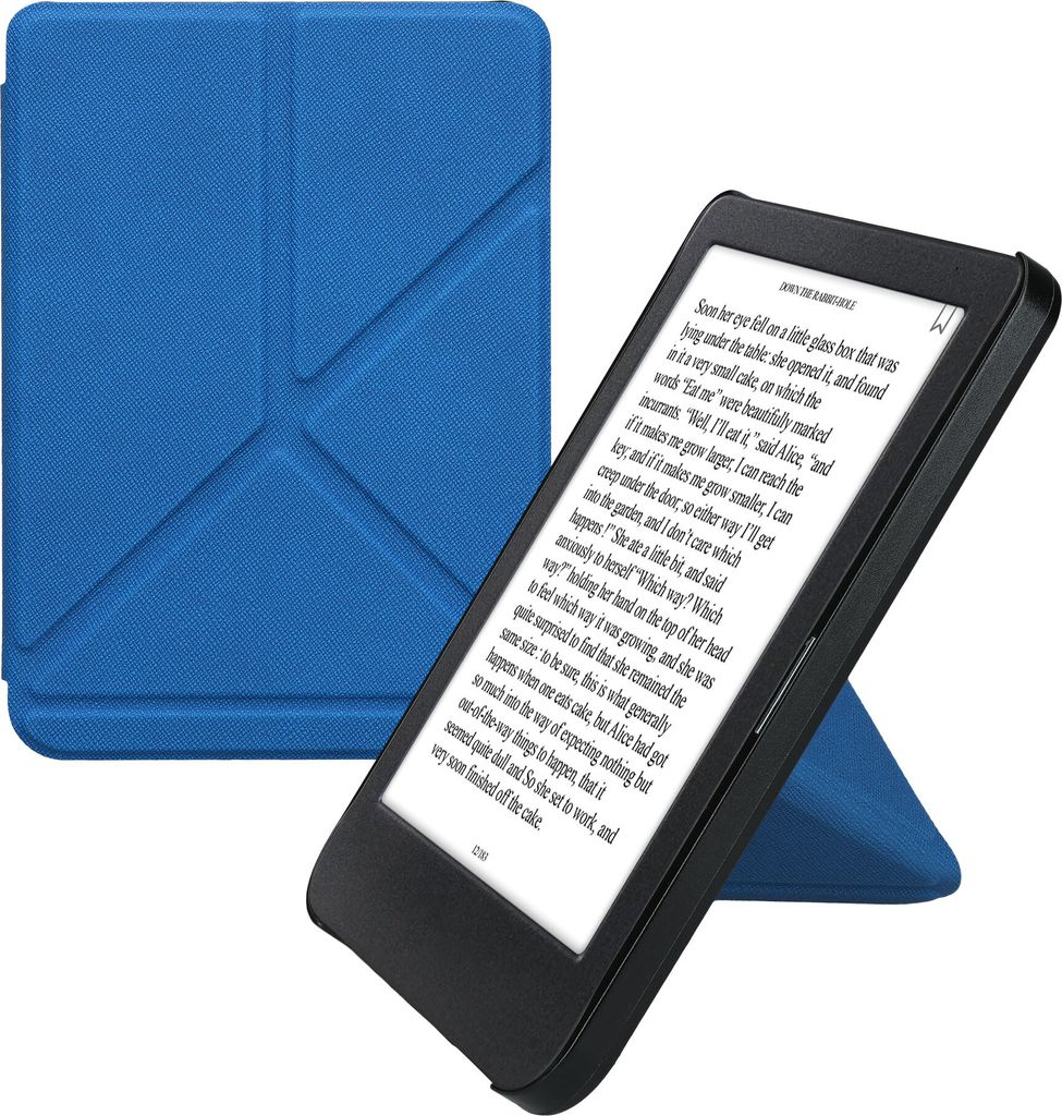 kwmobile Schutzhülle für Kobo Clara BW / Clara Colour / Tolino Shine (5) / Shine Color Hülle - Kunstleder Case - eReader Klapphülle mit Auto Sleep