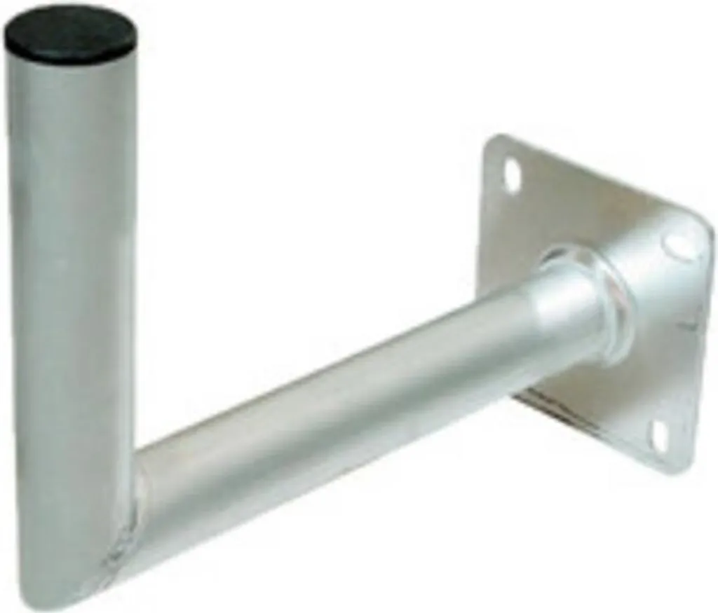 Support Mural pour Parabole SAT 350mm - Fixation Antenne Tube 50mm ALU