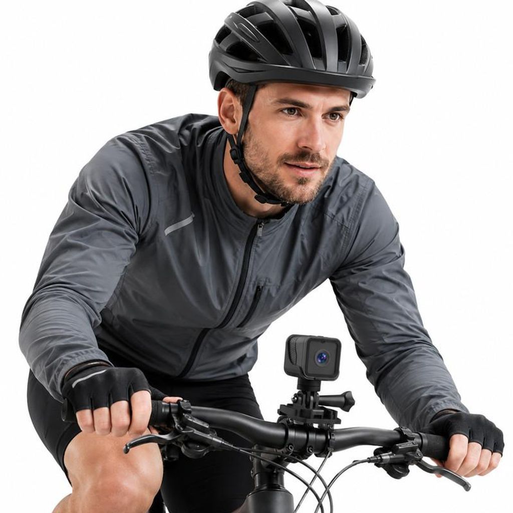 Helmkamera Fahrrad WiFi, 1080P HD, 120° Weitwinkel, 12MP, Produktbild 