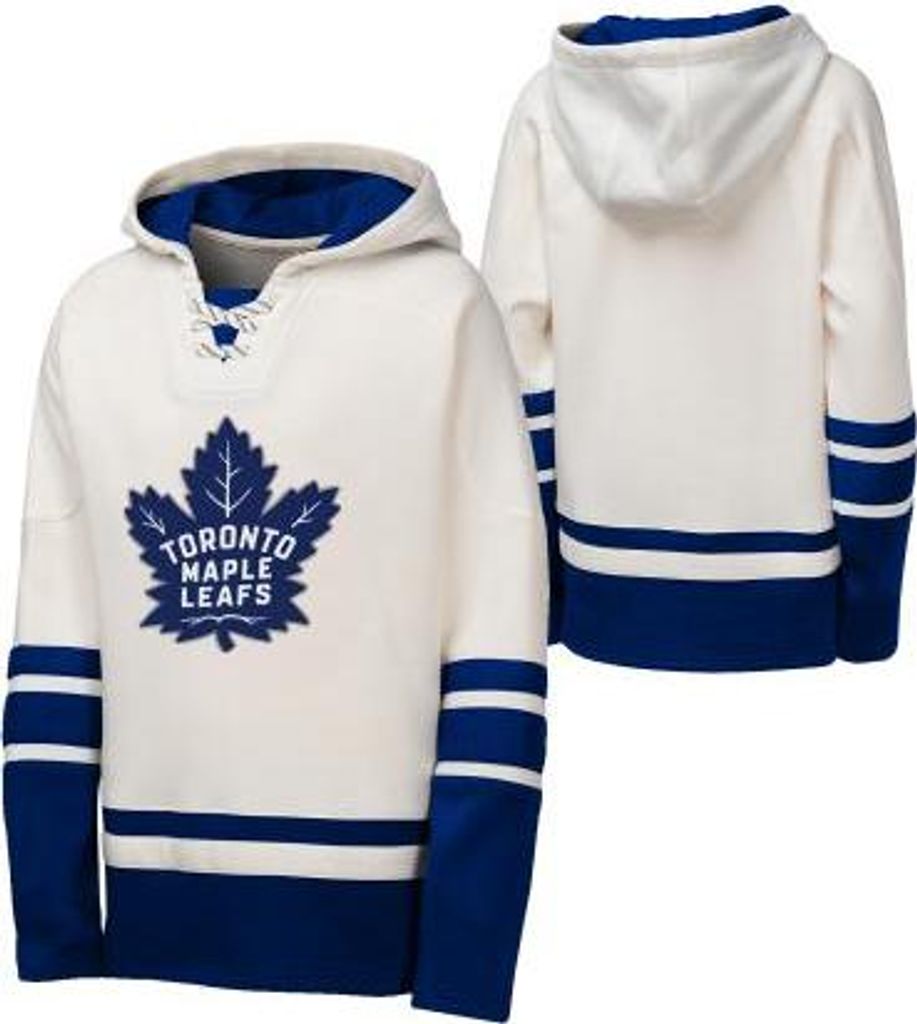 OUTERSTUFF Ageless Refreshed NHL Junior Hoodie, Größe: M, Toronto Maple Leafs, 10-12 Jahre
