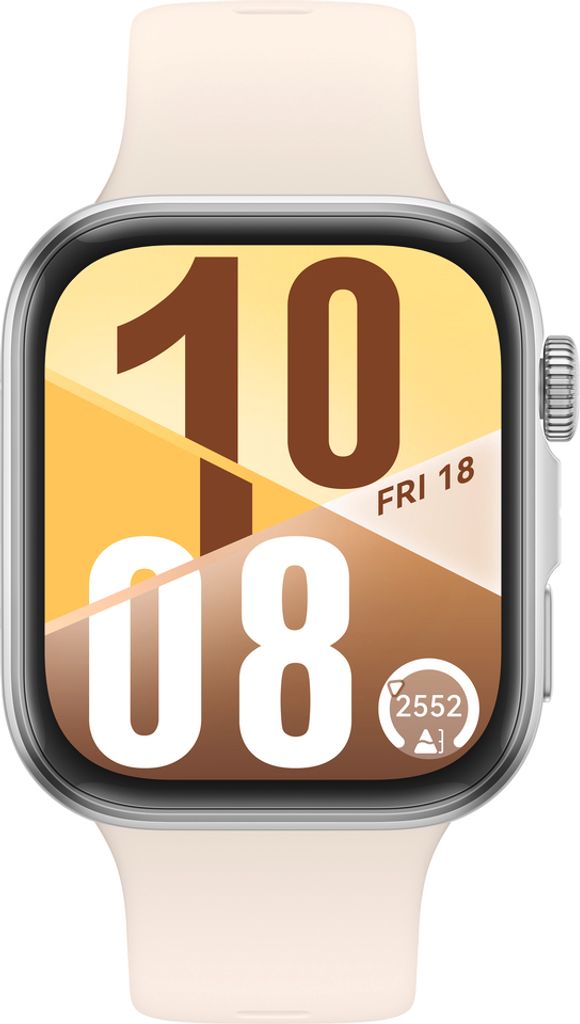 Huawei Watch Fit 4, silbernes Gehäuse + FreeBuds SE 2, Farbe:Weiß